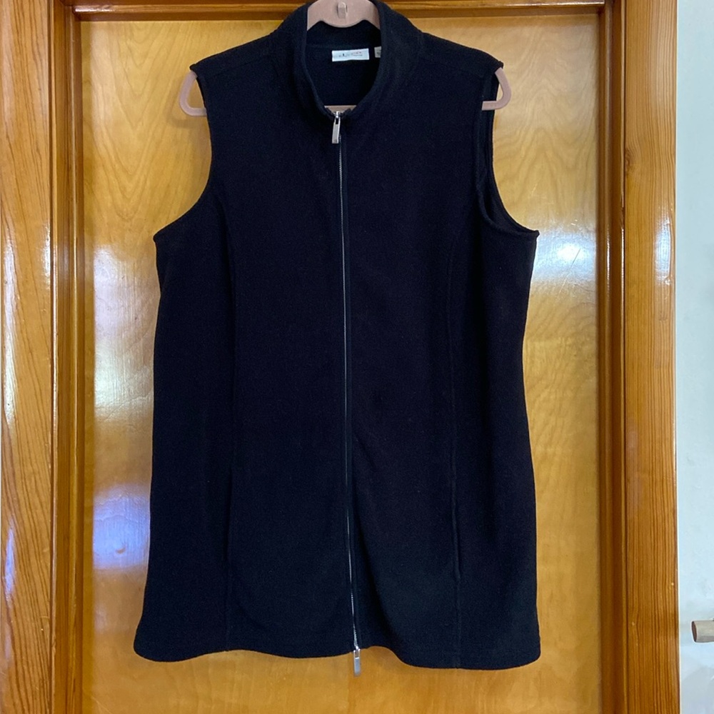 Denim & Co. Fleece Vest - 1X